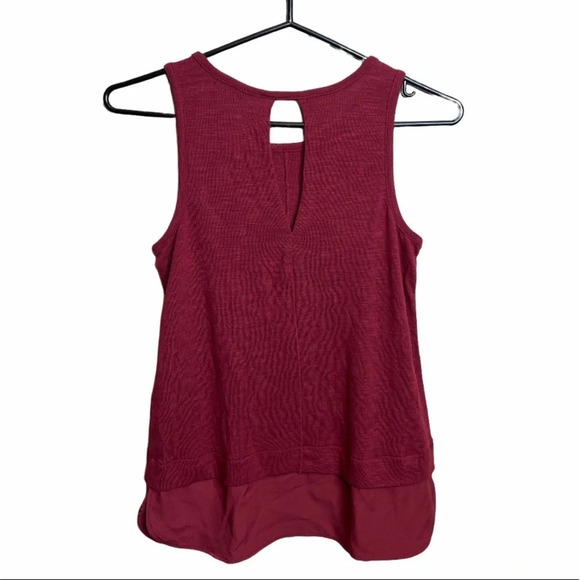 J Crew burgundy  tank top Sz XXS - Picture 3 of 11